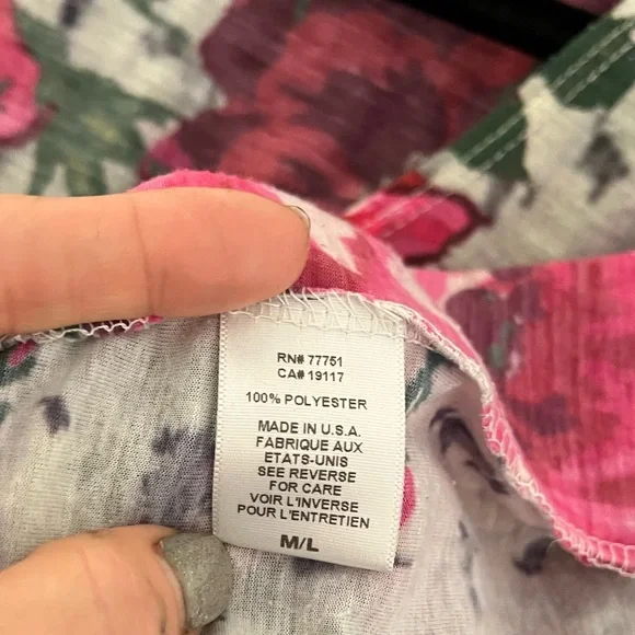 Rare Betsey Johnson oversized tank size large - Picture 5 of 10